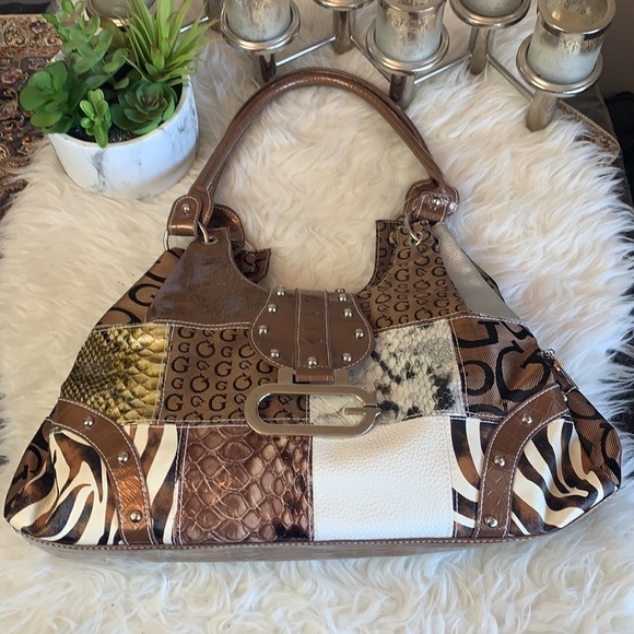 VINTAGE🧚‍♀️D-FUSION Rare Find Patchwork Large Size Handbag - Picture 2 of 14